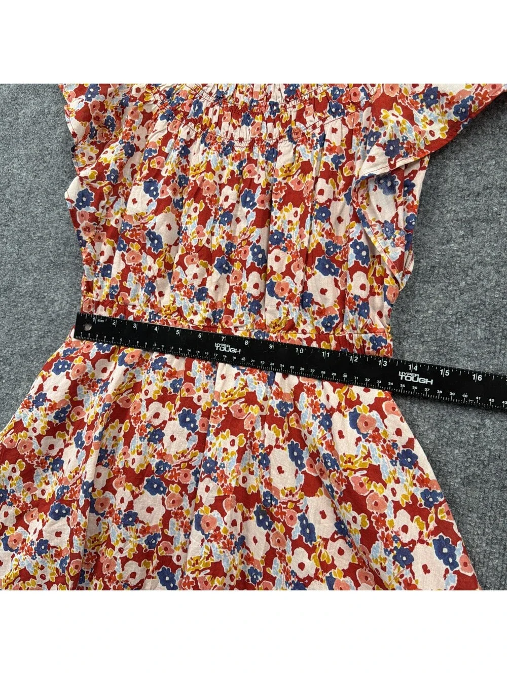 Crewcuts by J Crew Girls Red Flower Dress Size 12